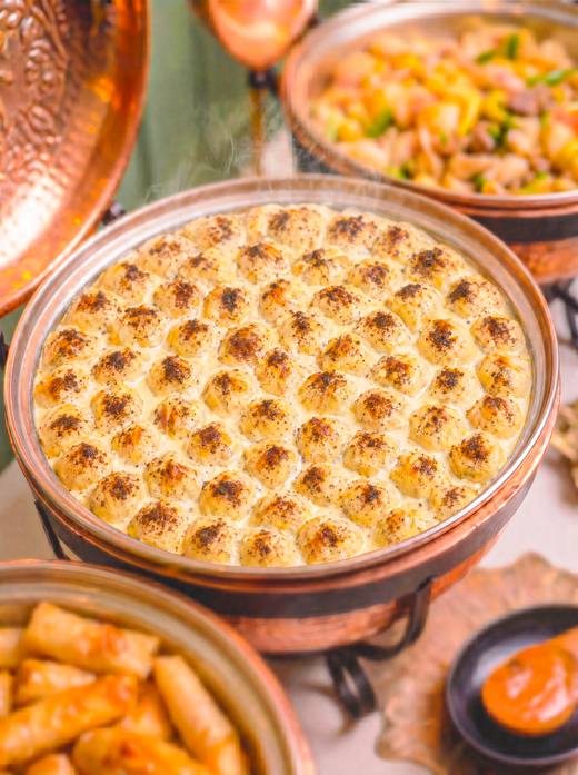 كرات بطاط بالدجاج والسبانخ